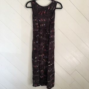 Vintage tribal print dress